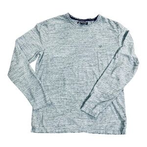 Buttercloth Blue Heather Long Sleeve T-Shirt size M